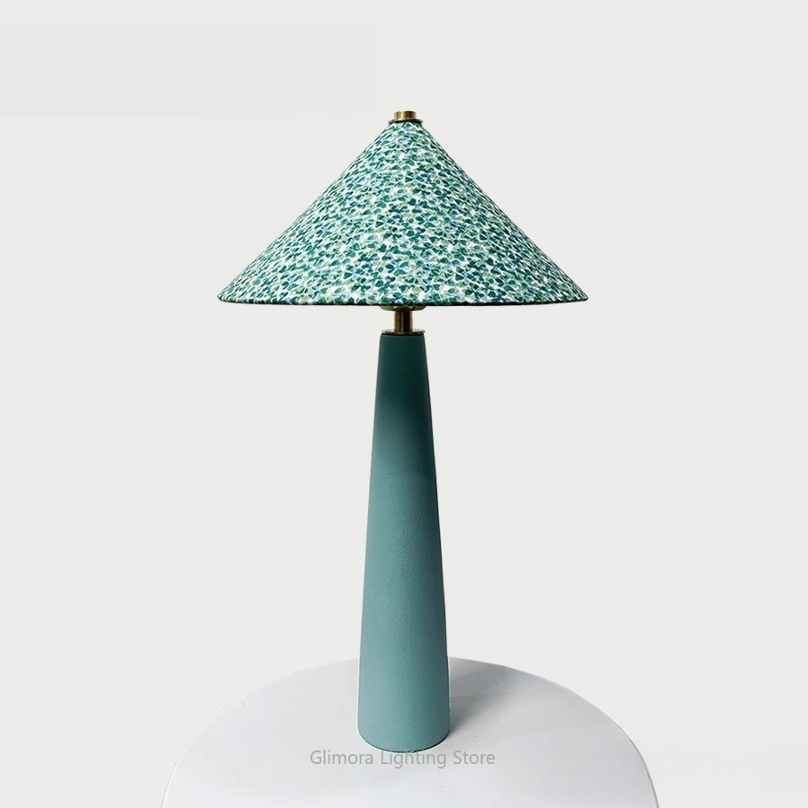 Century Textile & Sewing Supply By Owner - Teal Umbrella Shape Table Lamp: UK