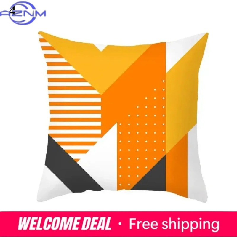 Boho Orange Abstract Cushion C - огляд і ціна Century Textile & Sewing Supply By Owner
