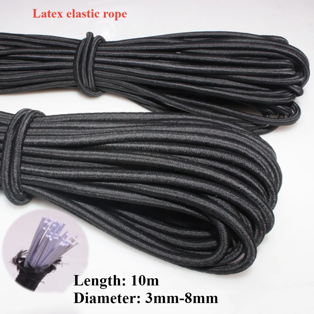 3/4/5/6/8MM Black Strong Elast - огляд і ціна Sewing Tas