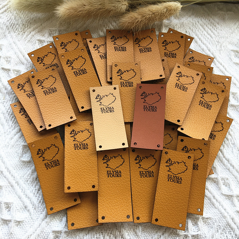 60pcs Custom Handmade leather  - огляд і ціна Sewing Labels