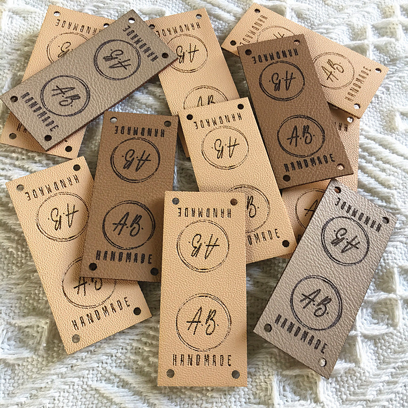 60pcs Custom Handmade leather  - огляд і ціна Sewing Labels