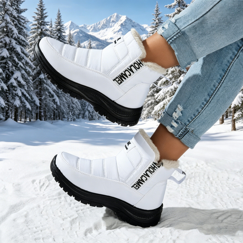 Women's snow boots with thick  - огляд і ціна Sewing Fleece