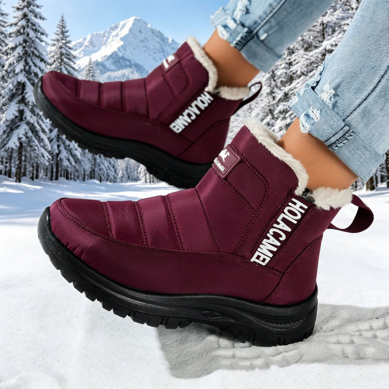 Women's snow boots with thick  - огляд і ціна Sewing Fleece