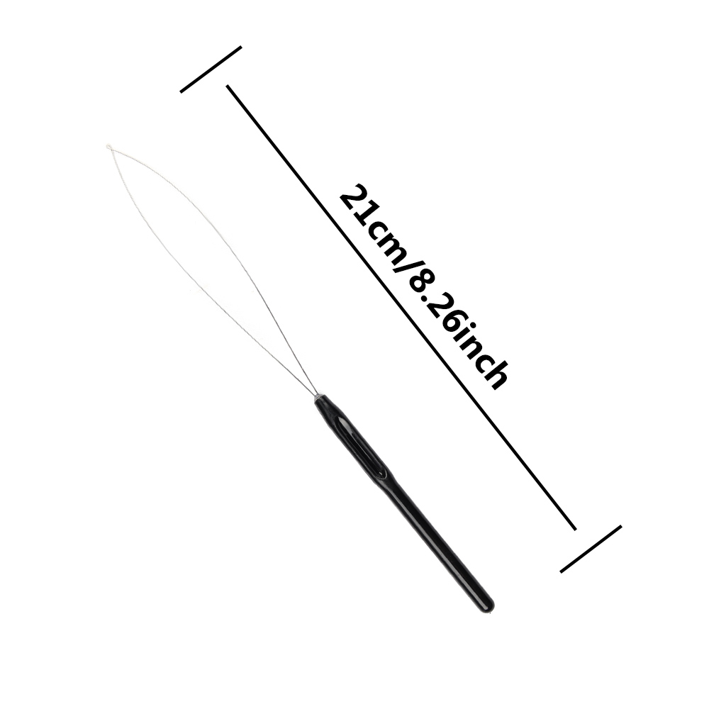 5 PCS Hair Extension Loop Need - огляд і ціна Needle Threader Tool