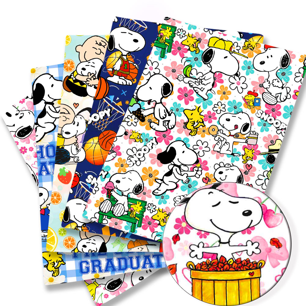 TAKARA TOMY Snoopy fabric140x5 - огляд і ціна Sewing Textiles