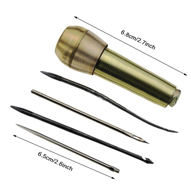 Copper Handle Sewing Awl DIY C - огляд і ціна Needle Threader Tool