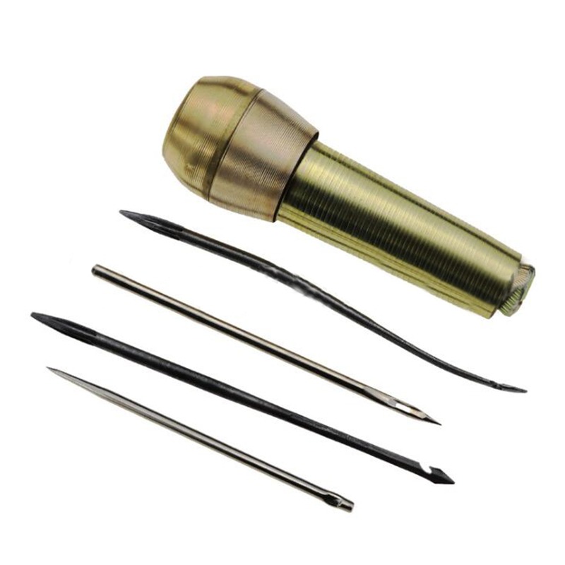 Copper Handle Sewing Awl DIY C - огляд і ціна Needle Threader Tool