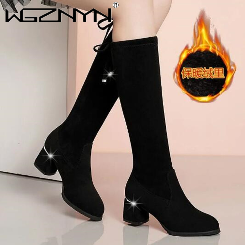 Women Autumn Winter Black Knee - огляд і ціна Sewing Fleece