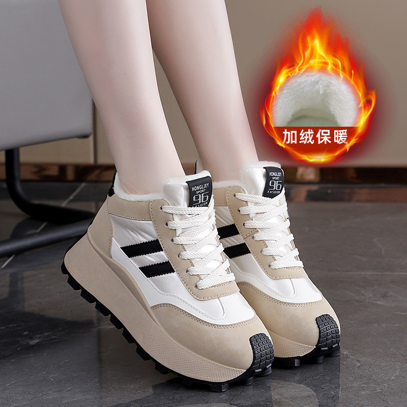 Winter Thick-Soled High-Top Wo - огляд і ціна Sewing Fleece