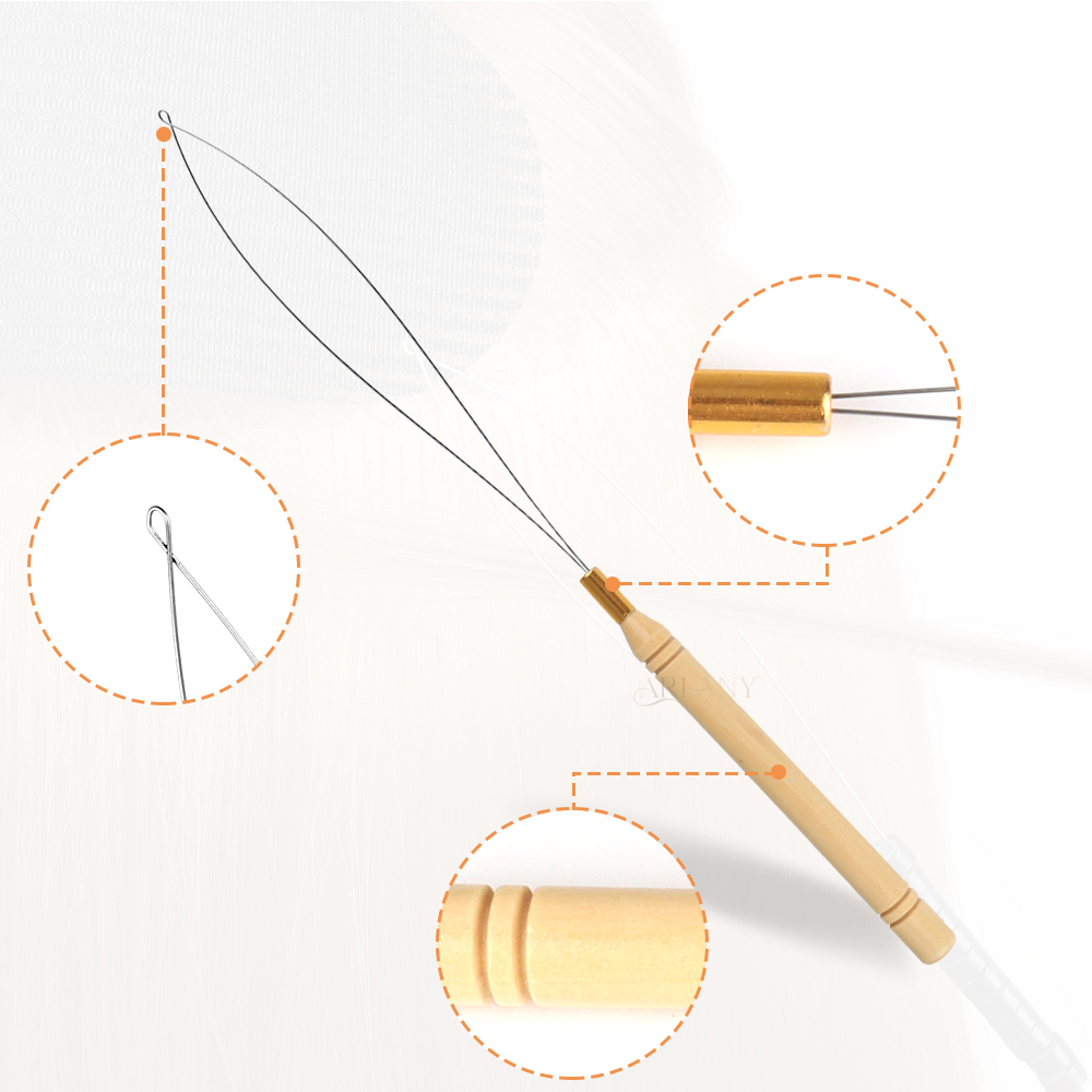 ARLANY Wooden Handle Hair Loop - огляд і ціна Needle Threader Tool