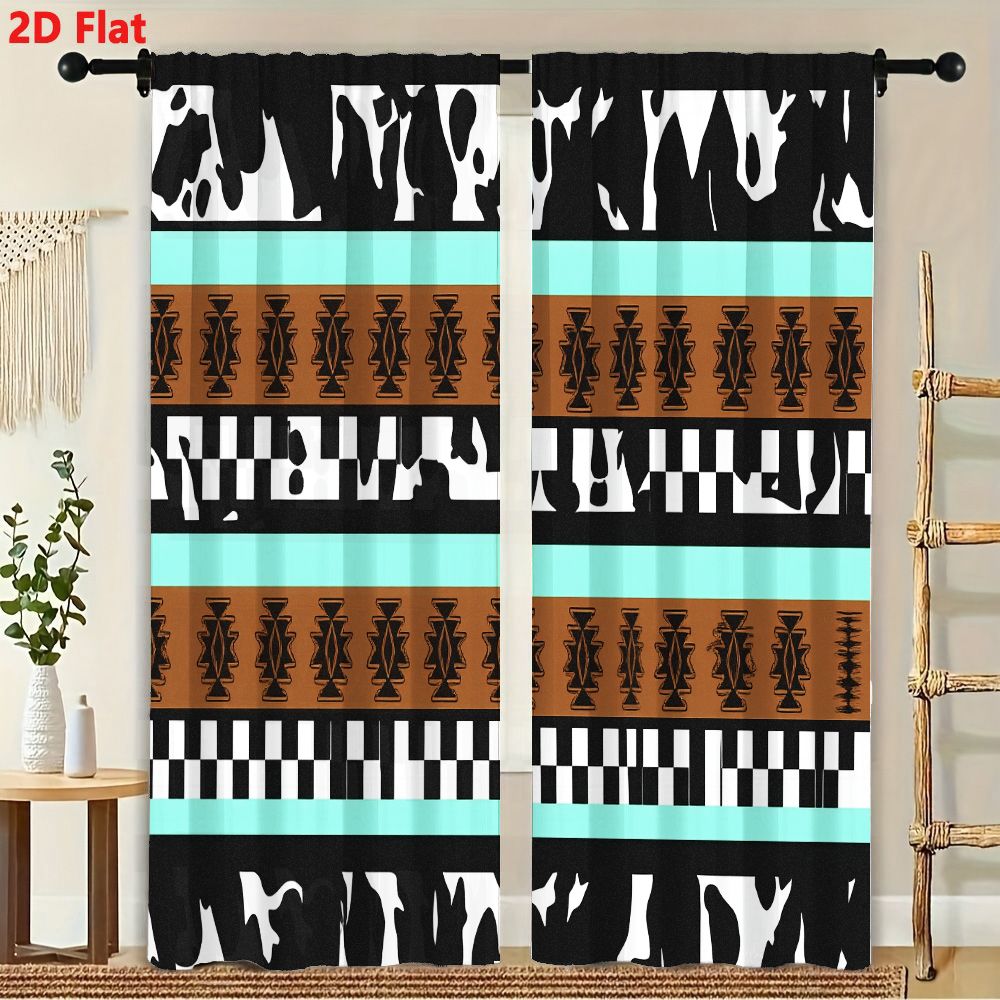 2Pcs Curtains 2D Flat Geometri - огляд і ціна Century Textile & Sewing Supply By Owner