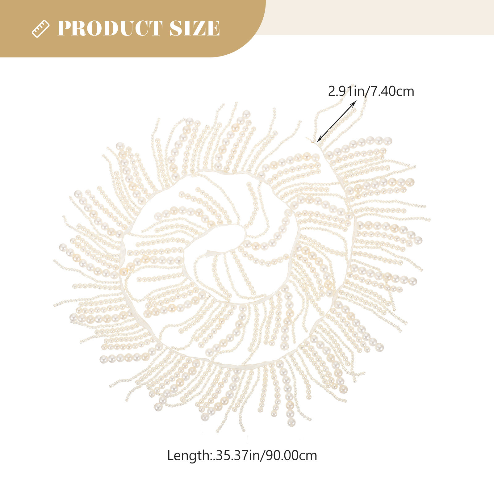 Clothing Pearl Trim Delicate P - огляд і ціна Sewing Textiles