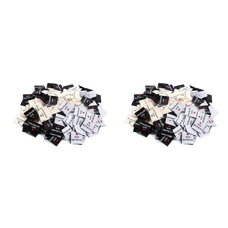 A02M-300 Pcs Handmade Sew-On W - огляд і ціна Sewing Labels