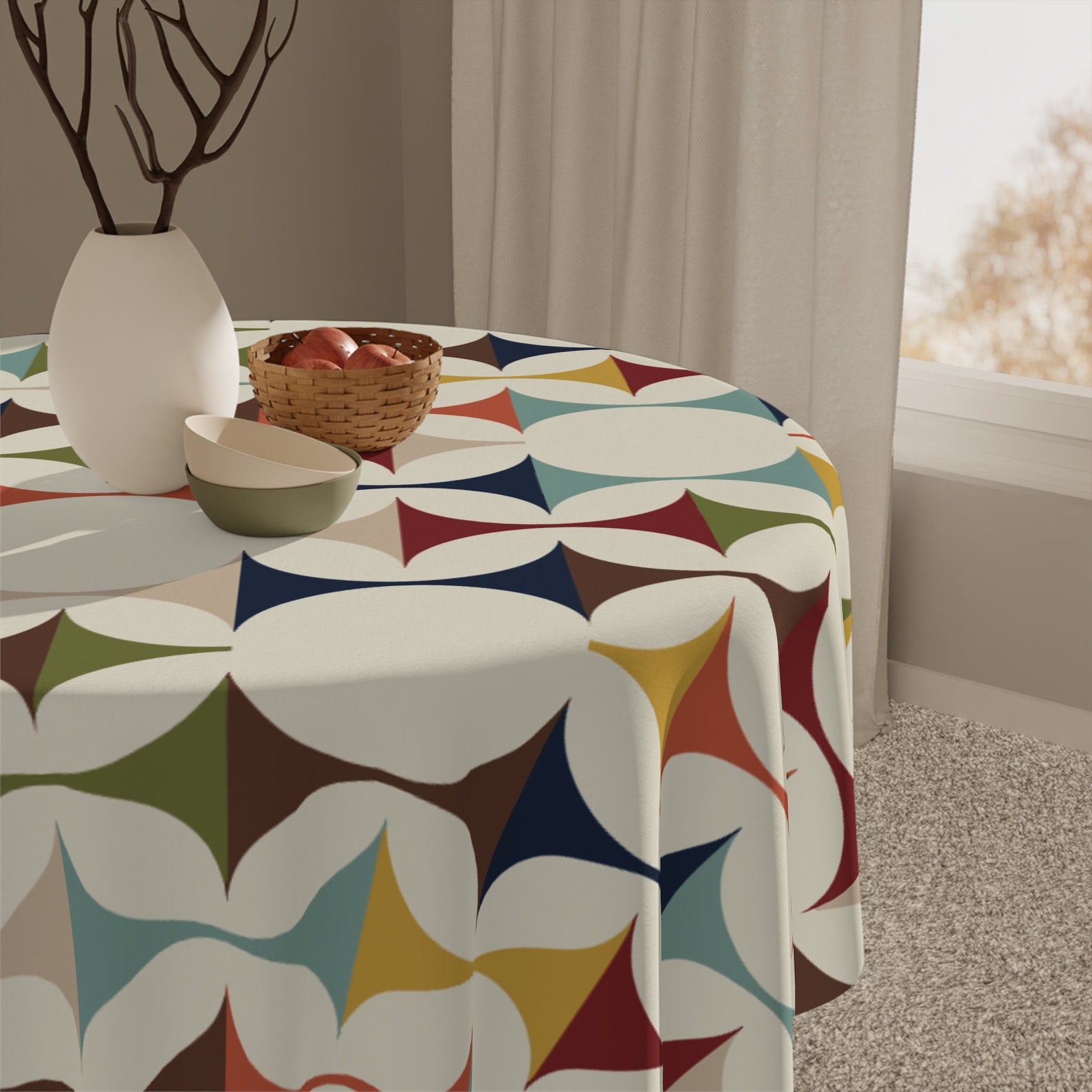 Mid Century Modern Retro Geome - огляд і ціна Century Textile & Sewing Supply By Owner