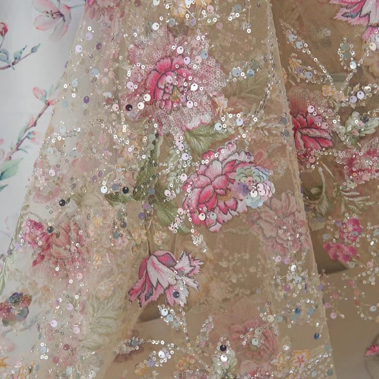 1M 120Cm Wide Luxury Beaded La - огляд і ціна Sewing Textiles
