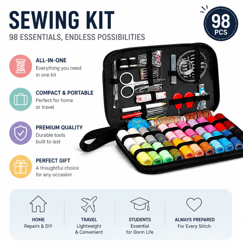 68/98PCS Sewing Accessories To - огляд і ціна Sewing Tas
