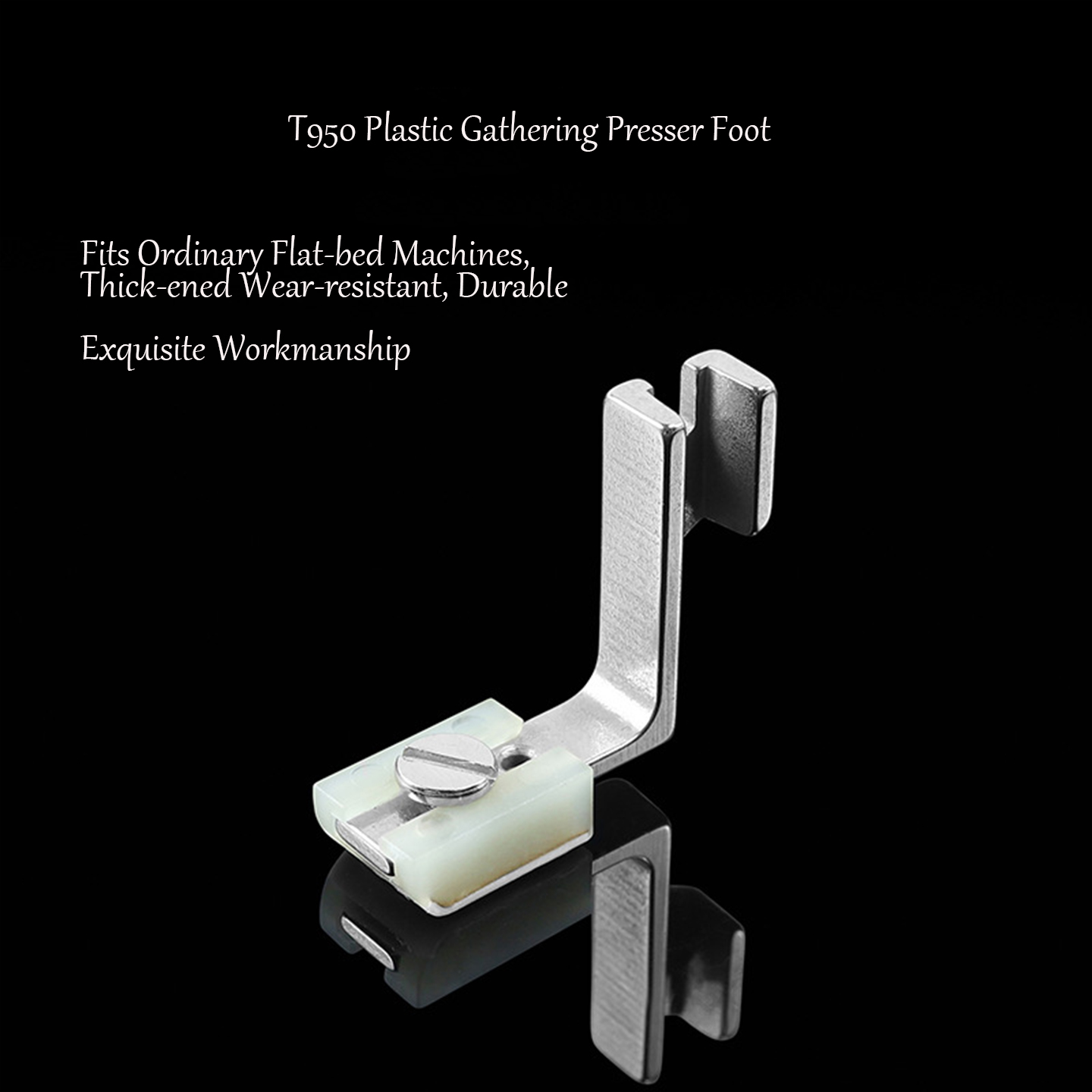 T950 Teflon Plastic Gathering  - огляд і ціна Rolled Hem Foot