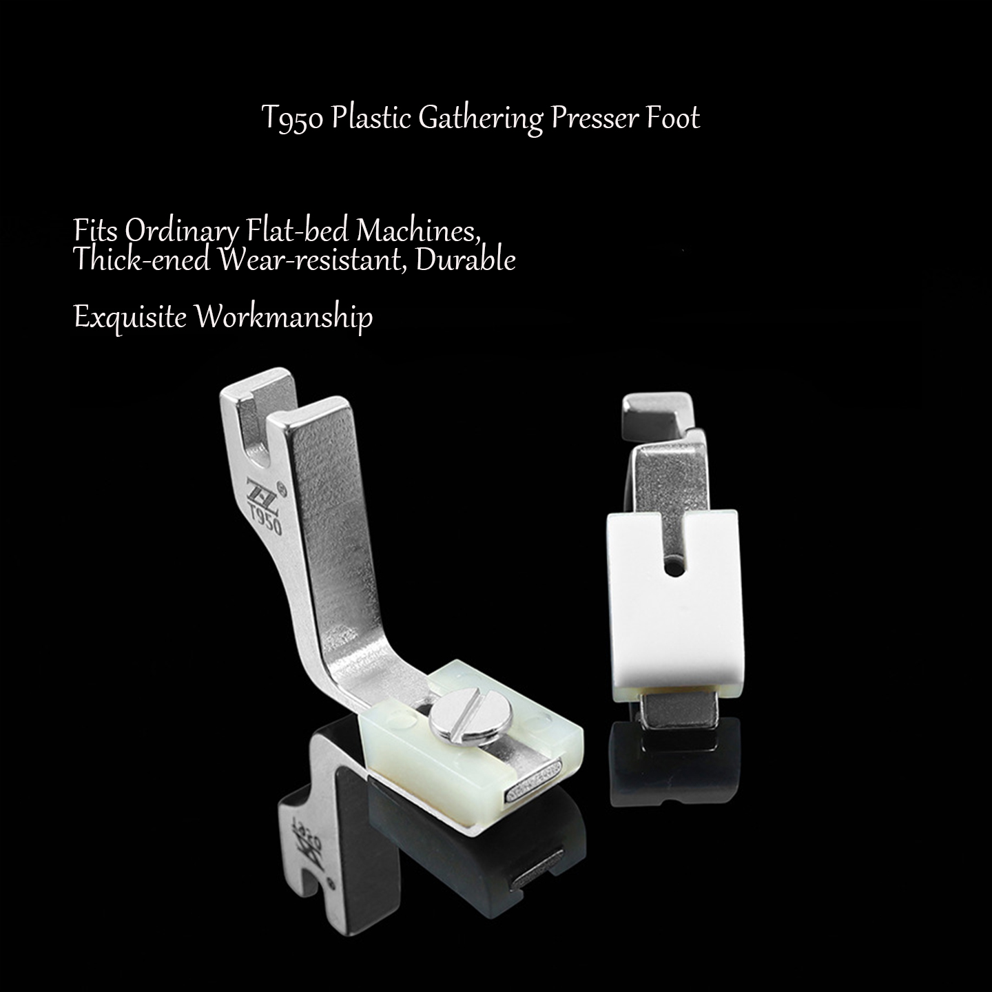 T950 Teflon Plastic Gathering  - огляд і ціна Rolled Hem Foot