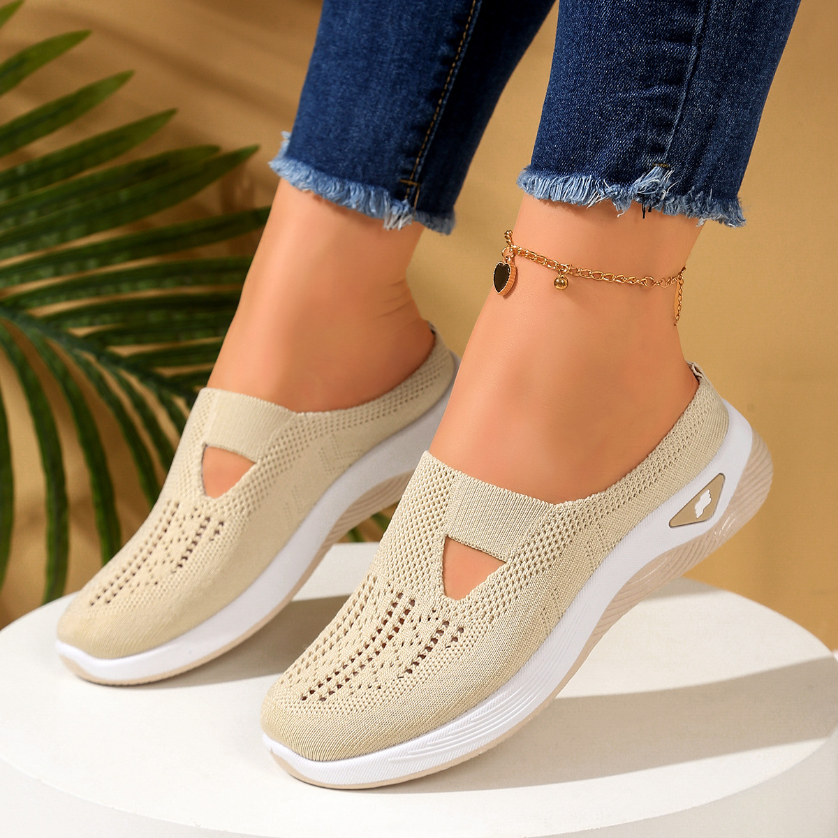 Women Shoes Breathable Half Sl - огляд і ціна Sewing Net