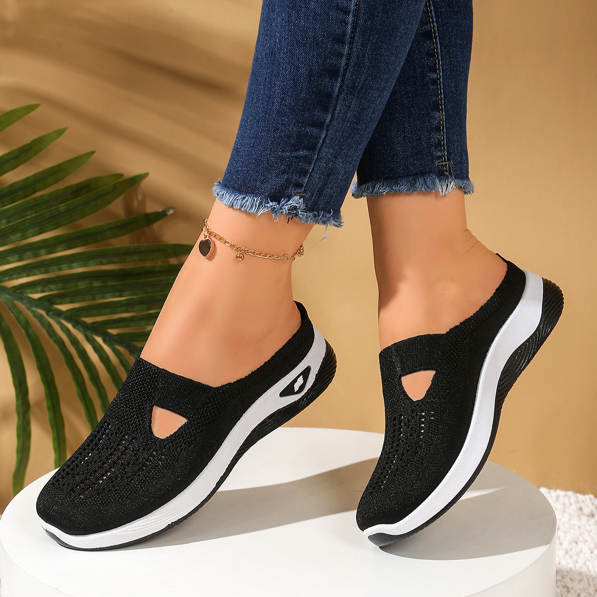 Women Shoes Breathable Half Sl - огляд і ціна Sewing Net