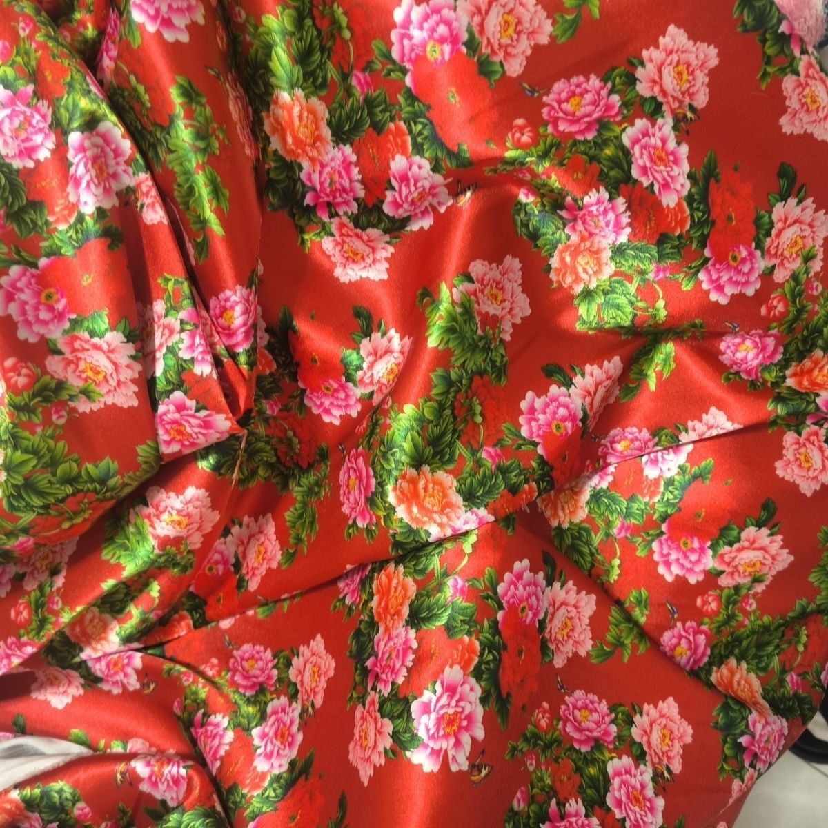 Satin Fabric Cloth without Ove - огляд і ціна Sewing Textiles