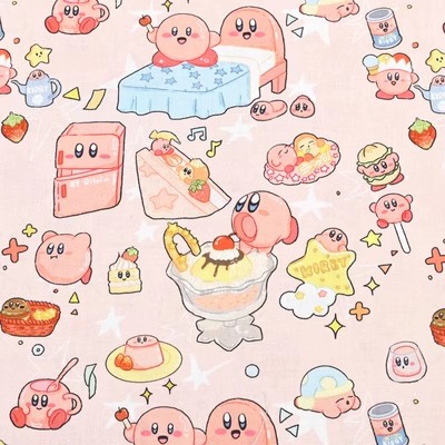 Cartoon Kirby 100 Cotton Fabri - огляд і ціна Sewing Textiles