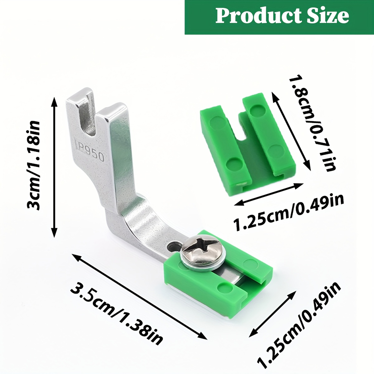 P950 Adjustable Ruffling Press - огляд і ціна Rolled Hem Foot